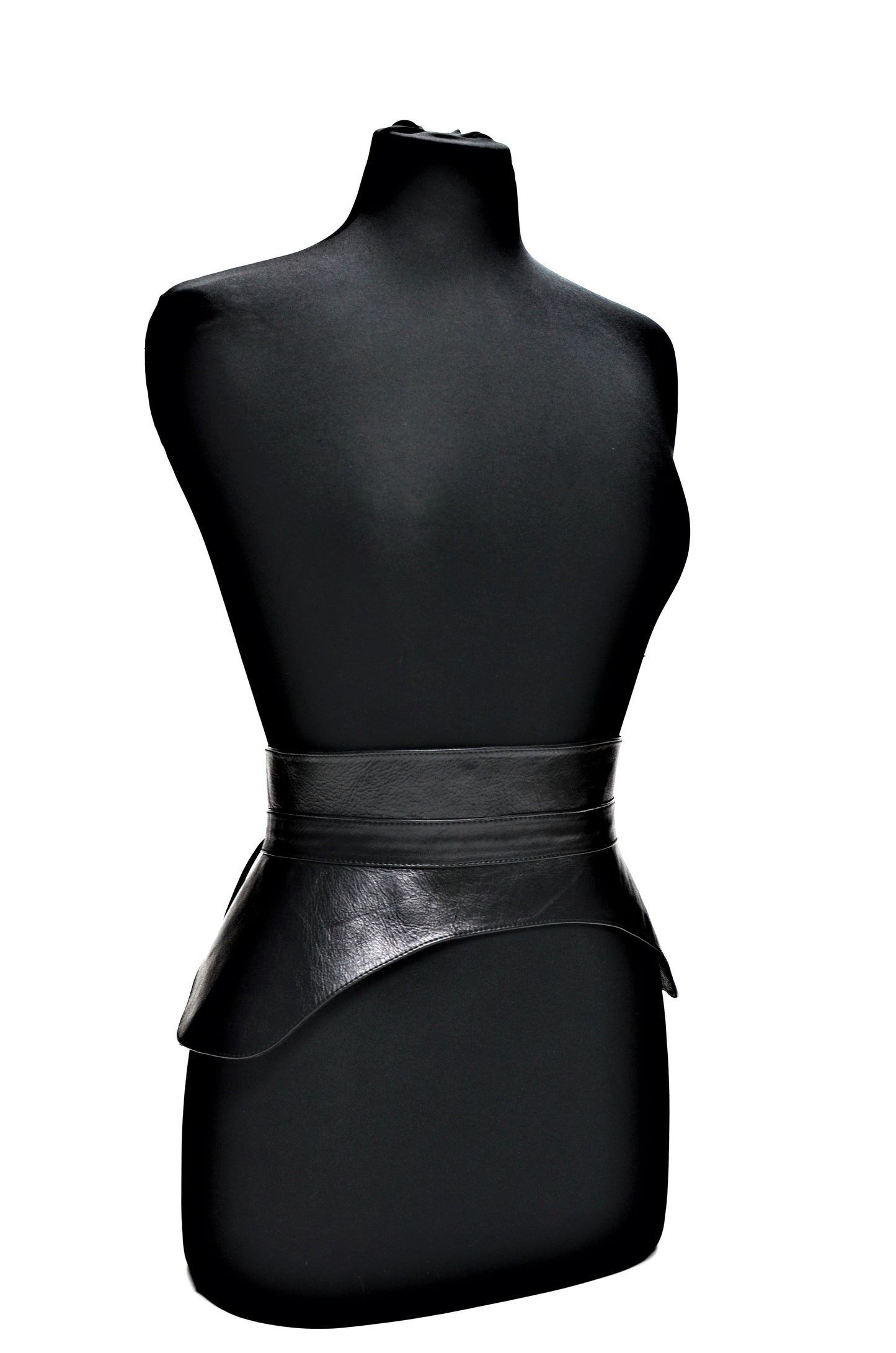 Swallowtail Corset Belt - Black