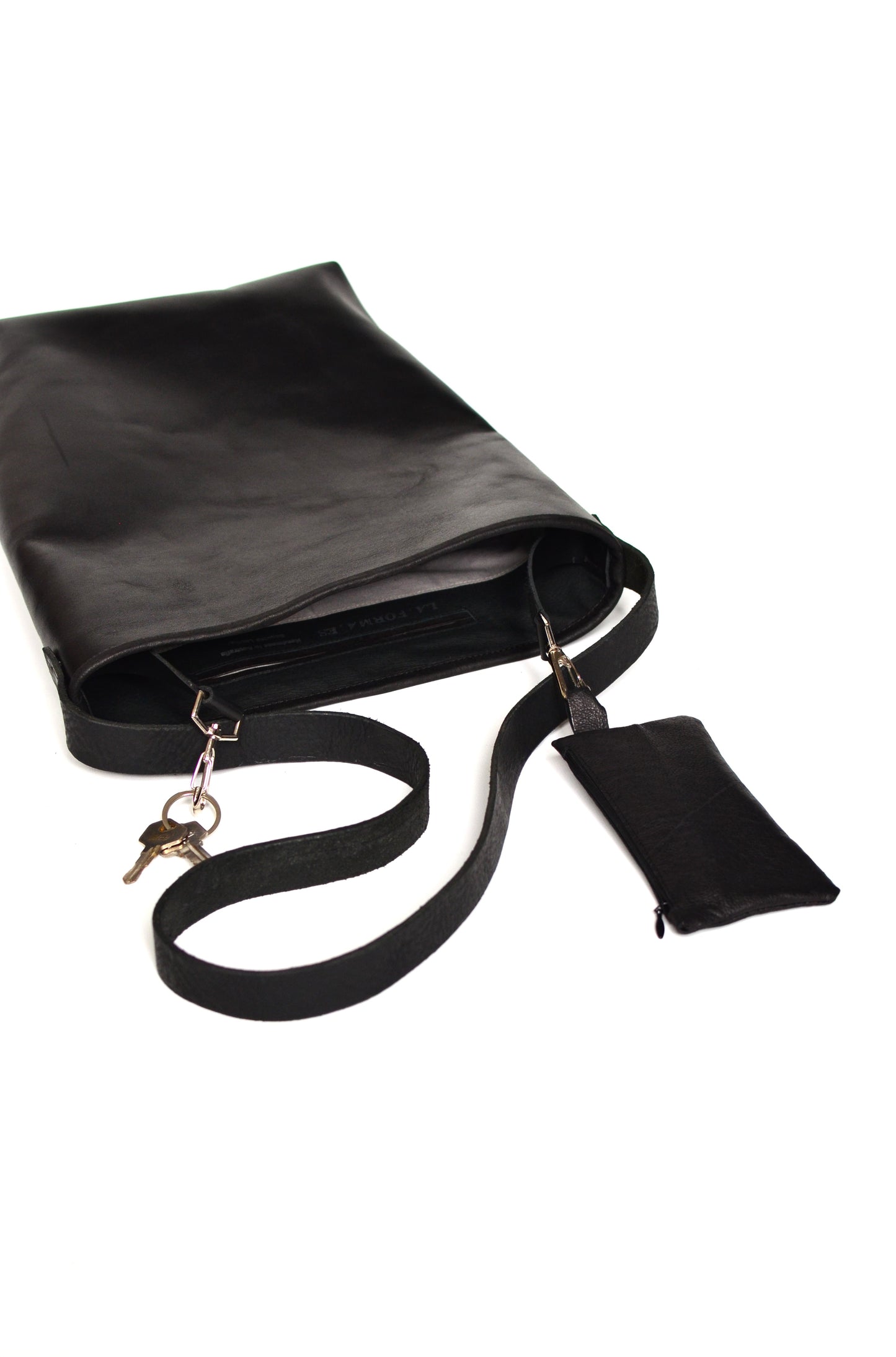 Black Rectangular Shoulder Bag