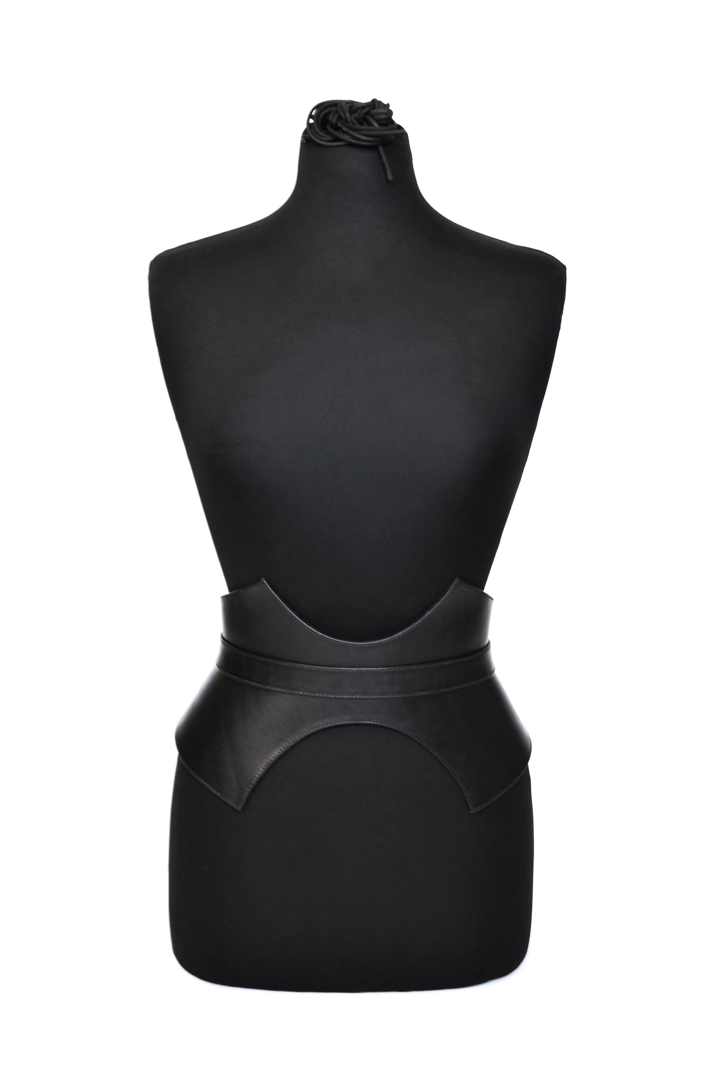 Chevron Corset Belt - Black