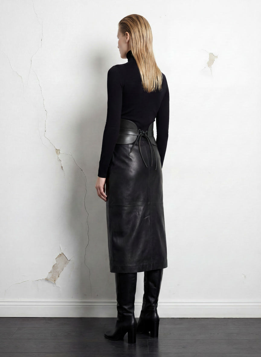 Hourglass Corset Belt - Black